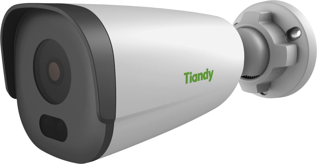 TC-C34GN Spec: I5/E/Y/C/2.8mm/V6.0 4MP Fixed IR Bullet Camera; Metal and Plastic Housing; Up to 2560x1440 at 25fp; Built-in Mic; Smart IR; 1/2.7" CMOS Sensor; 2.8mm Focus; Digital WDR-CAM-0002